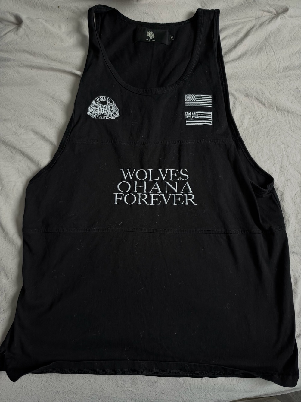 Darc Sport Wolves Ohana Forever Black Tank